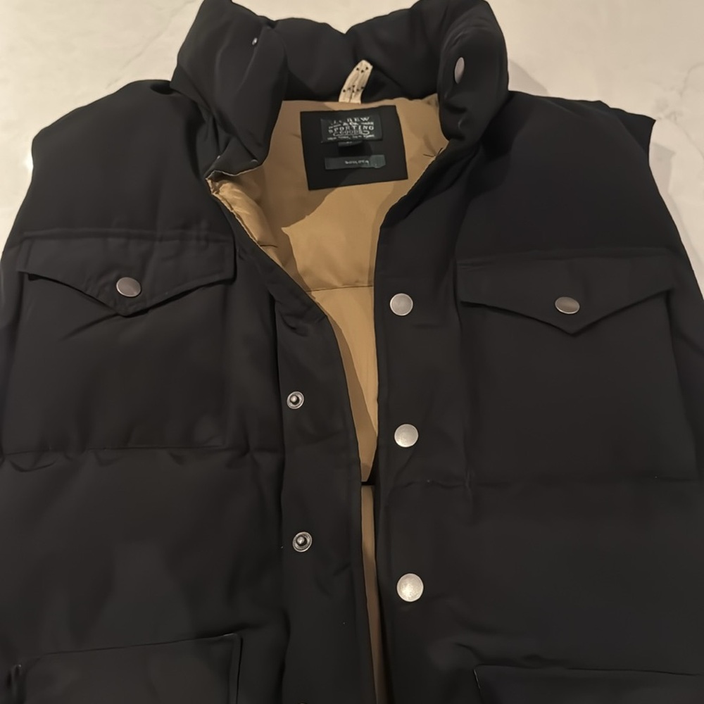 J.CREW BOULDER VEST🖤🤎 NWOT